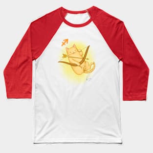 Zodiacat Sagittarius Baseball T-Shirt